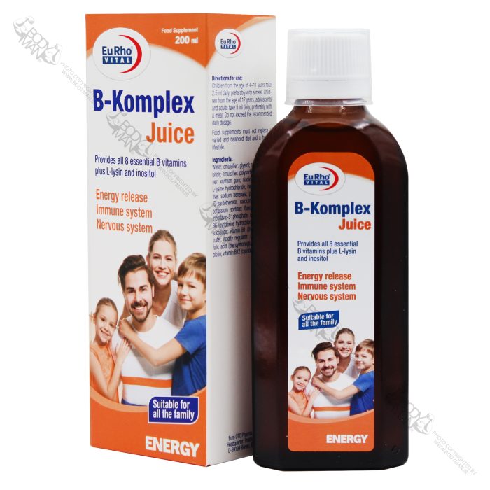 ب-کمپلکس جویس یورو ویتال | EuRho VITAL B-Komplex Juice - Image 1
