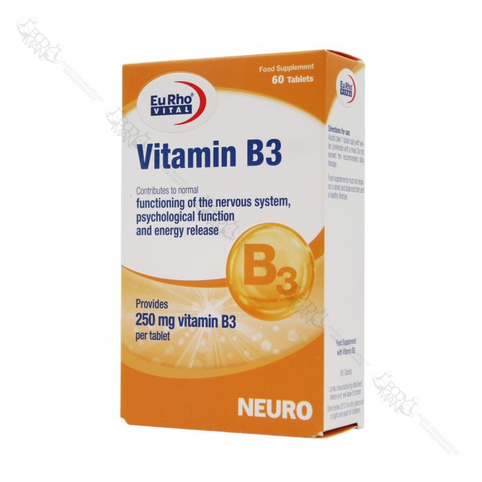 ویتامین ب۳ یوروویتال | Eu Rho VITAL Vitamin B3 - Image 1