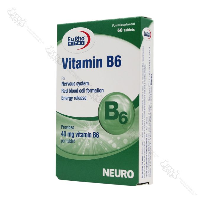 ویتامین ب۶ یوروویتال | Eu Rho VITAL Vitamin B6 - Image 1