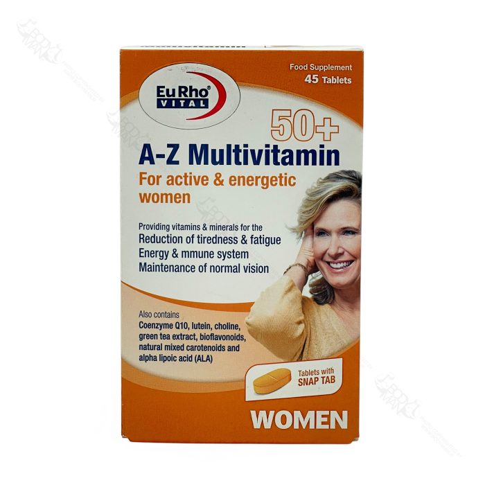 مولتی ویتامین ای تو زد 50+ بانوان یوروویتال - Image 1